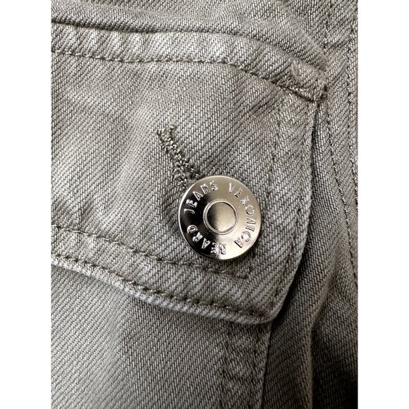 $428 Veronica Beard Elias Green Cotton Jacket Womens Size M Short Sleeve New - Picture 8 of 11